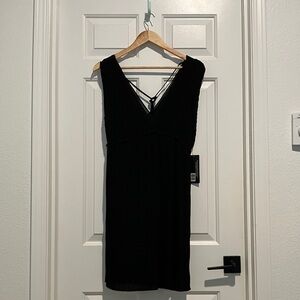 Daily Look Little Black Dress V-Neck Mini Dress